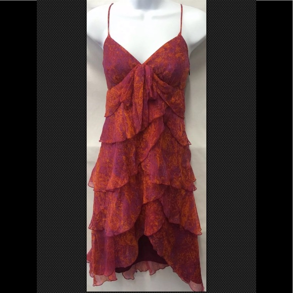 Laundry By Shelli Segal Dresses & Skirts - LAUNDRY SHELLI SEGAL Silk Tiered Lined Sleeveless
